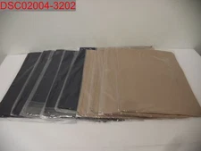 Women's Navy & Tan w/Metallic Fiber 10 Pack Turkish Scarf Shawl Wrap, One Size