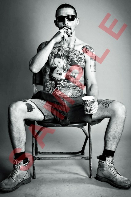 SHIA LABEOUF 12X18 SHIRTLESS TATTOO POSTER THE TAX ...