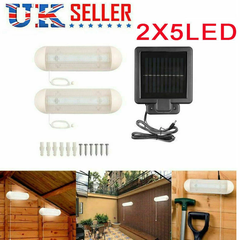 Rechargeable light clearance for shed