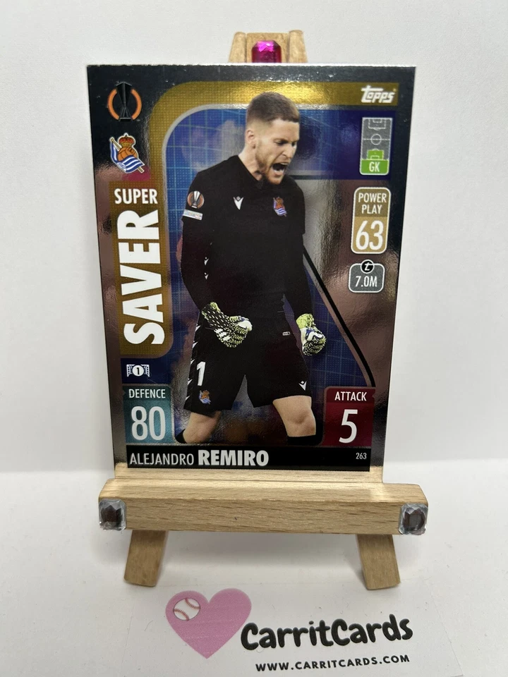 ALEJANDRO REMIRO 2021-22 Topps Match Attax Soccer Super Saver #263 - Image 2 of 4