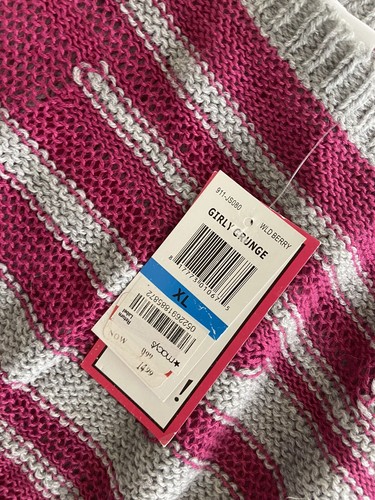 NWT  XL Girls Knit top Oh Mg  Short Sleeve Sweater Macy's - Picture 3 of 4