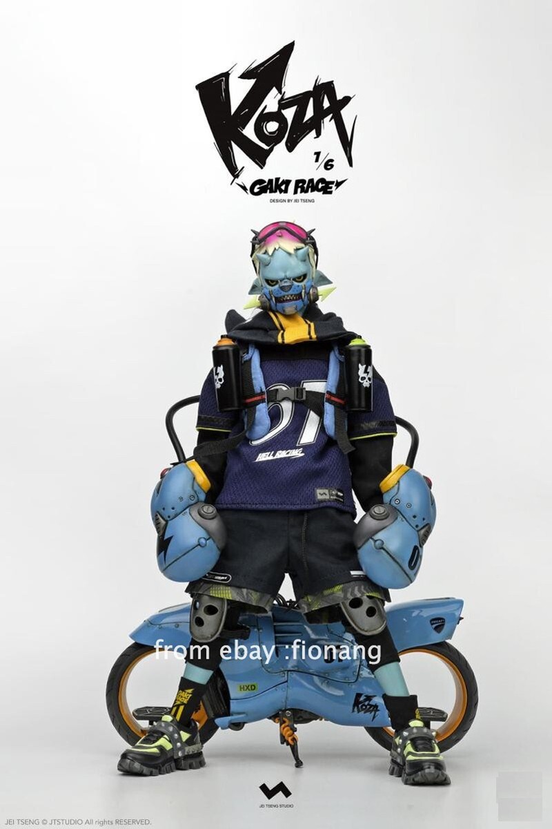 J.T STUDIO GAKI RACE #1 KOZA 1/6 Original Motorcycle Doll | eBay UK