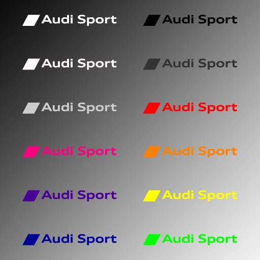 4x Audi Sport Door Handle Decal Sticker Audi AWD A3 A4 A6 Q3 Q5 Q7 S5 TT Foto 2 de 3