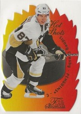 2012-13 Fleer Retro Flair Showcase Hot Shots #16 of 25 Sidney Crosby Pittsburgh