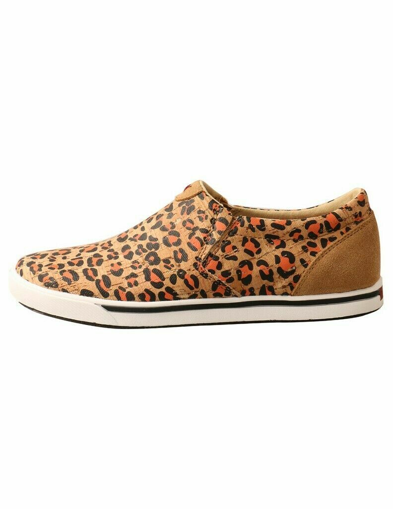 Twisted X Casual Shoe Womens Kicks Slip On Leopard Honey WCA0033