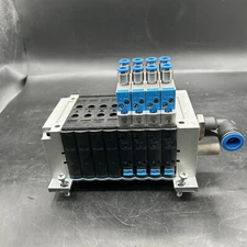 Festo Solenoid Valve Bank CPV14-VI W/ 161 360 & 162 550 & 184143 EN02
