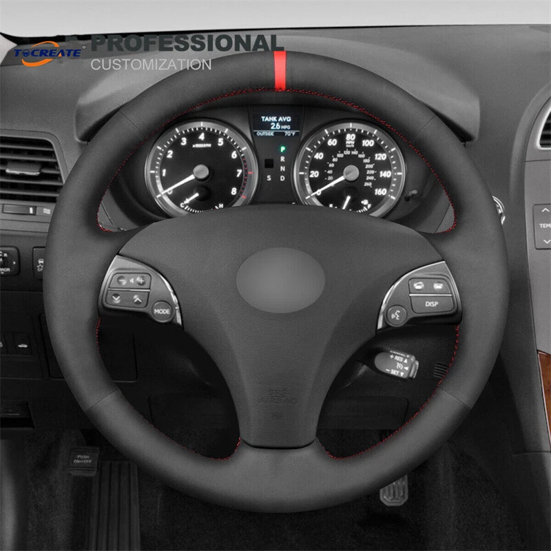 Suede Steering Wheel Cover for Lexus ES240 ES250 ES300 ES350 Lexus GS350 #0403 - Image 2 of 4