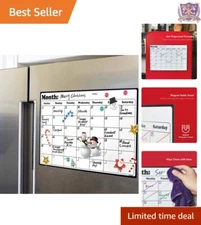 Large Magnetic Dry Erase Wall Calendar - Perfect for Families & Professionals