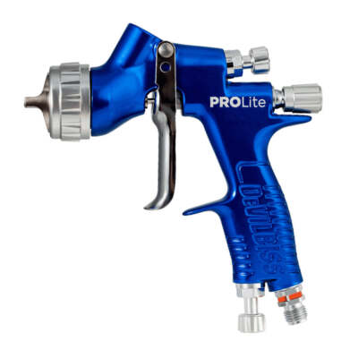 Devilbiss ProLite 1.3mm Fluid Tip GTE10 Cap Spray Paint Gun Blue