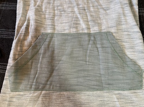 Women's Medium Free Planet Green 2 Tone Pullover Hoodie - Picture 3 of 10