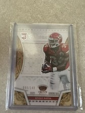 KNILE DAVIS 2013 Crown Royale 99/149 RC Silhouette Patch Card #19