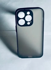 Shockproof Protect your phone case for iphone 14 pro transparent black matte