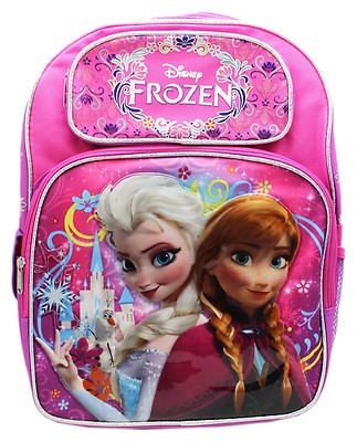 Disney Princess Frozen Elsa Anna with Snowman 16'' backpack NEW Licensed Product