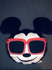 Walt Disney Emoji Mickey Mouse Plush Pillow Stuffed Animal Kids Room For Bed Set