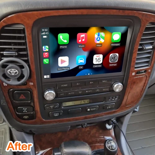 8+128GB For Lexus LX470 and LC100 1998-2002 Car GPS Navi Stereo Carplay Radio BT - Picture 1 of 6