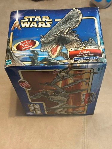 STAR WARS EPISODE 2 ATTACK OF THE CLONES ACKLAY NEW SEALED Geonosis Arena - Picture 2 of 4