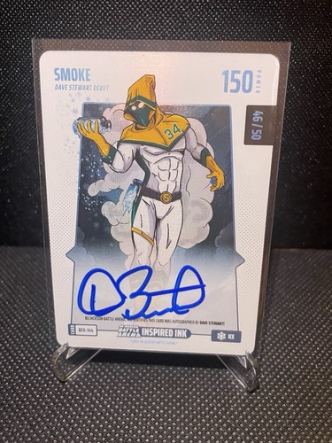 2024 Bo Jackson Battle Arena 1st Edition Smoke Dave Stewart Debut ICE AUTO 46/50
