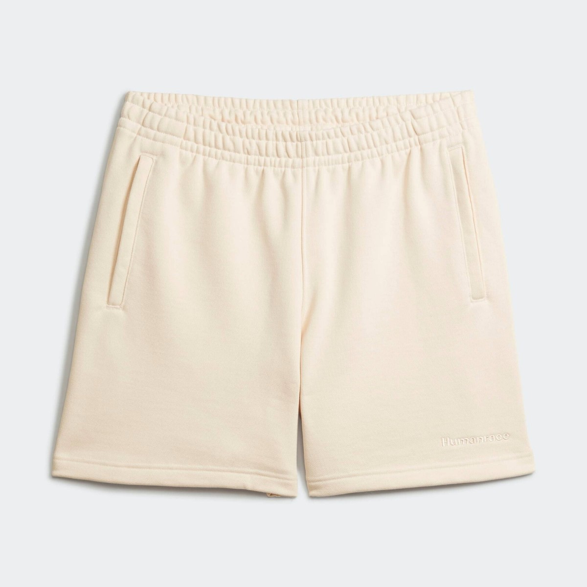 Adidas x Pharrell Williams Human Race Basic Shorts In Natural Sz