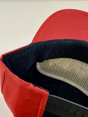 Vintage 80’s Nike Spell Out Red Snapback Hat - 第 7/9 張圖片