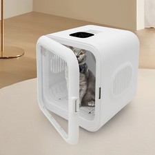 62L/56.3QT Portable Cat Dryer Box Pet Dryer Machine Puppy Drying Machine 800W