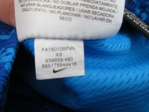 Nike Dri-Fit Boy's XS Athletic Shorts Game Royal Blue "Just Do It" Logo #939659 - Picture 11 of 11