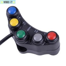 Universal Motorcycle Race Bike Handlebar Switches Assembly 7 Buttons Array 22mm