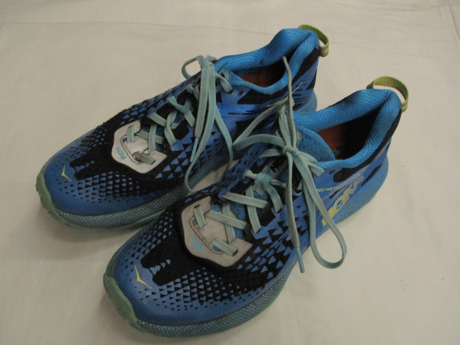 Hoka One One Women Speed Instinct 2 Blue Running Shoes Size 7.5