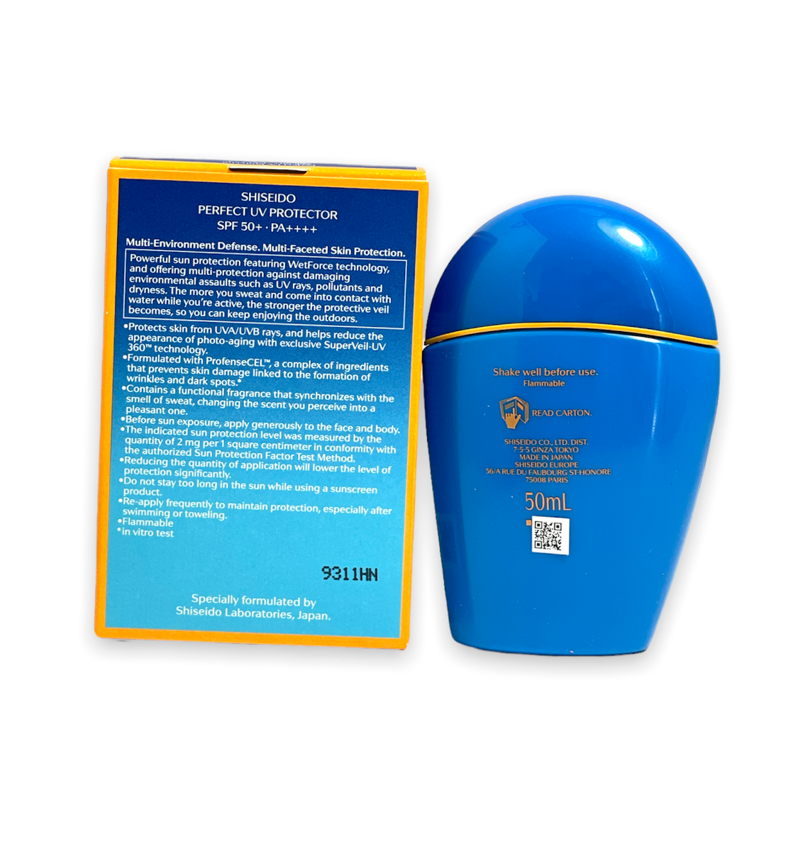 Shiseido Ginza Tokyo Perfect UV Protector 50+ Wet Force Shiseido Ginza Tokyo Perfect UV Protector 50+ Wet Force