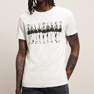 kızgın haysiyet danışman  John Varvatos Star USA Men's Short Sleeve Hollywood Girls Graphic T-Shirt  Salt | eBay