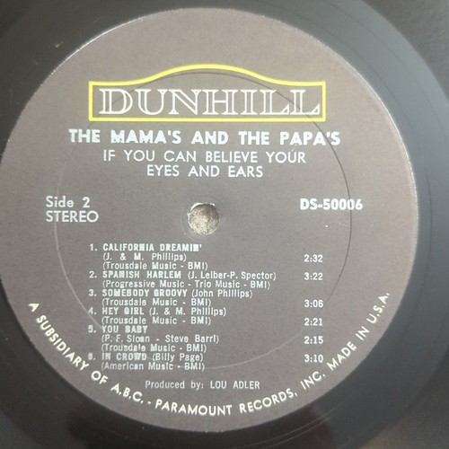 Mama's & The Papa's If You Can Believe.. 1966 Vinyl LP RARE BANNED Toilet Cover! - Imagen 14 de 24