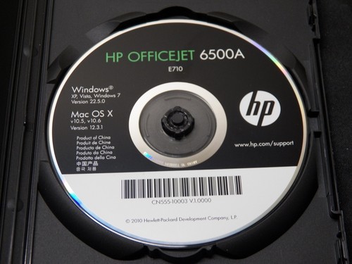 HP OfficeJet 6500A Install Setup Driver Install Software CD For Windows & Mac