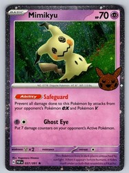 Mimikyu 037/091 Trick or Trade 2024 Cosmos Holo