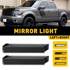 LED Under Side Mirror Turn Signal Lights for Ford F150 04-14 Raptor Expedition E