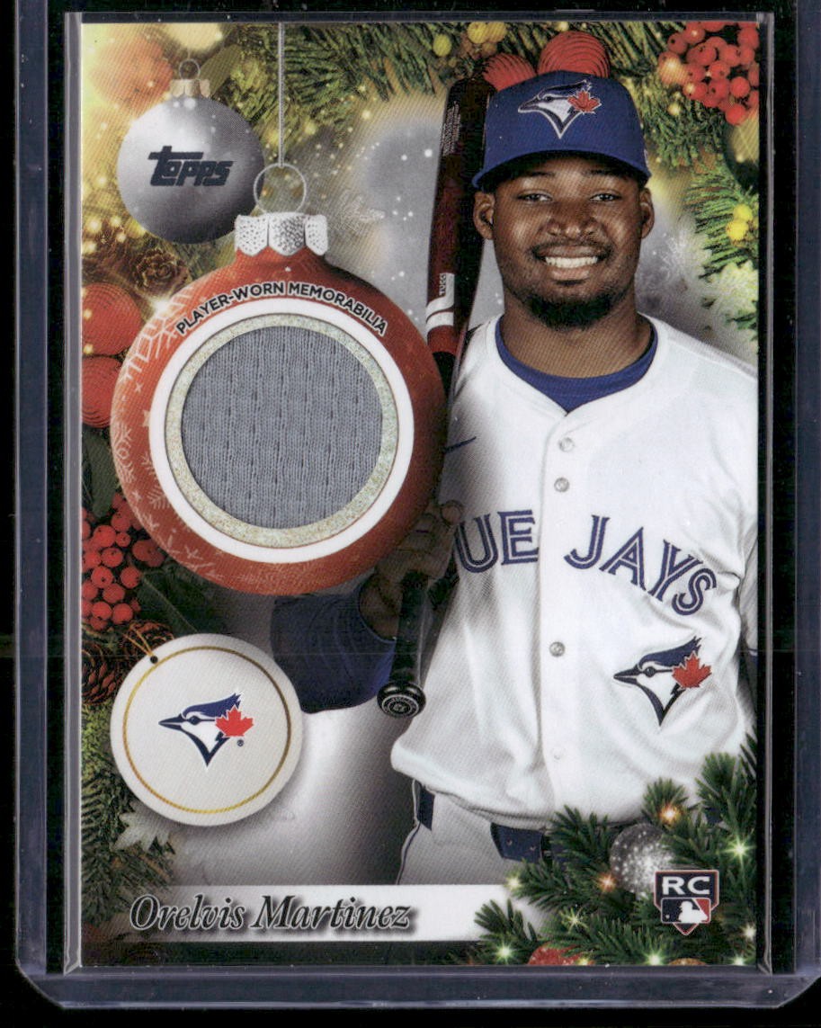 2025 Topps Holiday #PR-OM Orelvis Martinez Player Relics