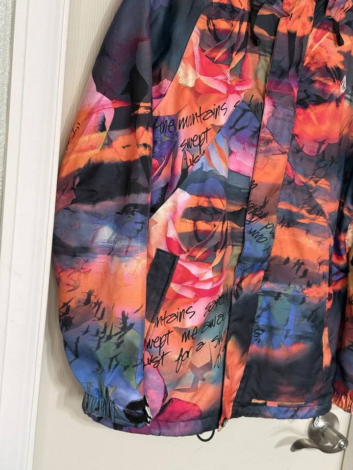 Volcom Nimbus Iconic Women’S Vibrant Multicolor Women's Full Zip Jacket XS - Image 2 of 4
