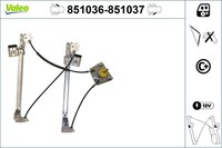 Valeo Fensterheber 851036 FüR Seat