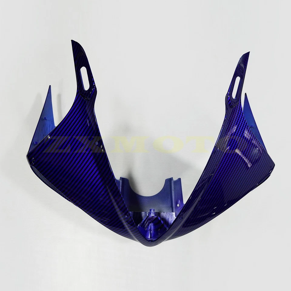 Kit de carenados de fibra de carbono azul negro para Yamaha YZF R6 2003-2004 / R6S 2006-2009 Foto 3 de 4