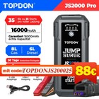 Topdon JS2000 Pro 2500A Auto Starthilfe Jump Starter Ladegerät Booster Powerbank