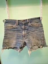 VTG Levi's Red Tab 501 Jeans Cut Off Shorts, 31" x 4" - Selvedge, Distressed