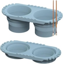 Paint Brush Cleaner Foldable Silicone Cleaning Container 8.8x4.2in gift for Stud
