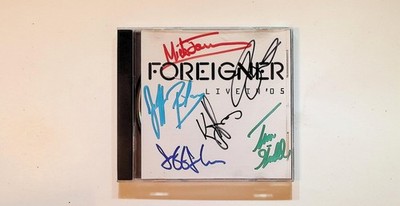Foreigner   Live '05 CD 2005 Autographed Rock Frontiers Records