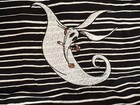 Nightmare Before Christmas Disney Button Down Embroidered Striped Short 2XL — photo 6