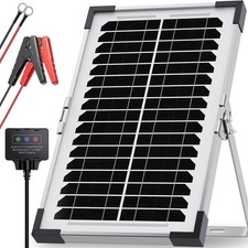 7.5w Solar Battery Maintainer Trickle Charger 12v Waterproof Panel W Ip68