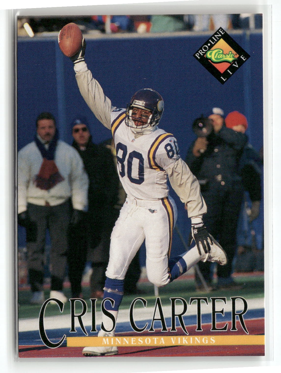 1994 Pro Line Live #83 Cris Carter Minnesota Vikings