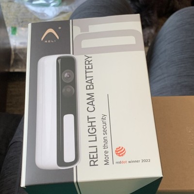 Reli Light Cam Battery D1 Wi-Fi Battery Surveillance Camera White/Black