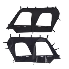 Cab Enclosure Upper Doors, Compatible with Kawasaki Teryx4 2012-2022, Soft Upper
