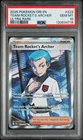 2025 POKEMON DRI EN-DESTINED RIVALS ULTRA RARE #223 TEAM ROCKET'S ARCHER PSA 10