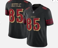 Mens #85 Kittle Black 2025 Collection Limited Stitched Jersey