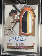 2024 Topps Dynasty Sal Frelick Dynastic Decoration Patch Auto #DAPB-SF1 RC /10