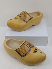 Vintage Collectible Farmer Wooden Clogs klompen Dutch Netherlands Shoes Decor